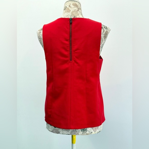 HALOGEN Bright Red sleeveless top size S - Picture 5 of 12